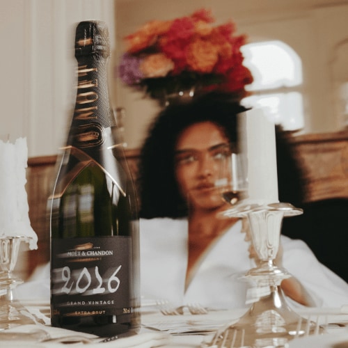Cadre ancien fleurs séchées et verre bombé vintage français